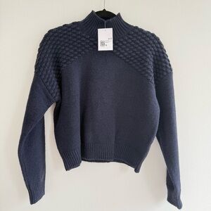 NWT Women’s Navy Blue Turtleneck Sweater